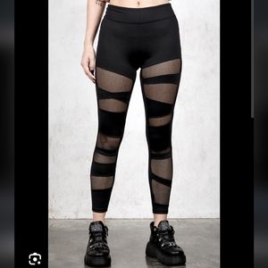 Disturbia Active Leggings Size 6